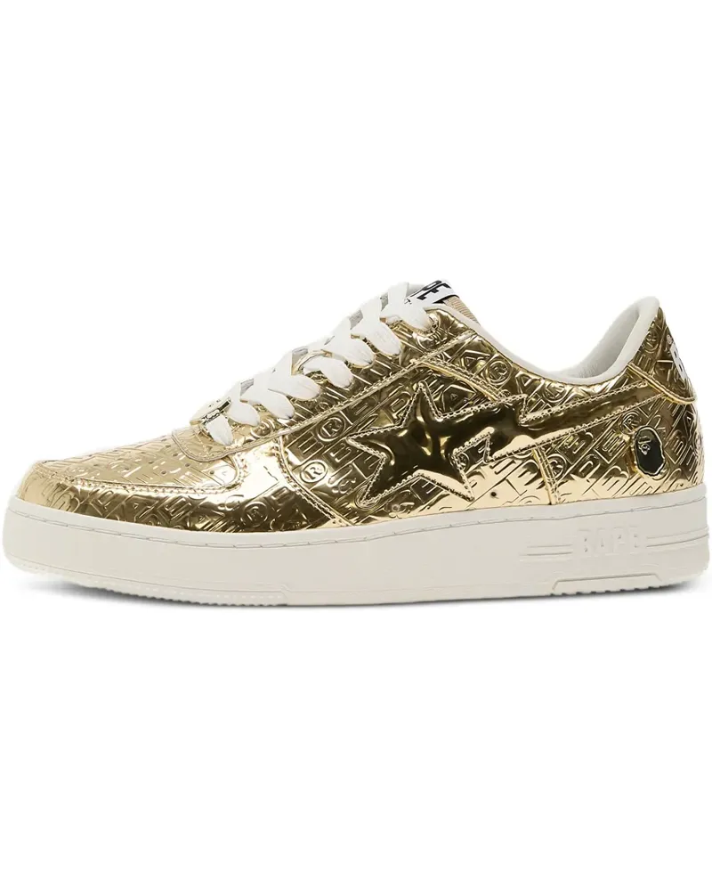 BAPE Bape Sta 5 Sneakers im Metallic-Look - Gold Gold