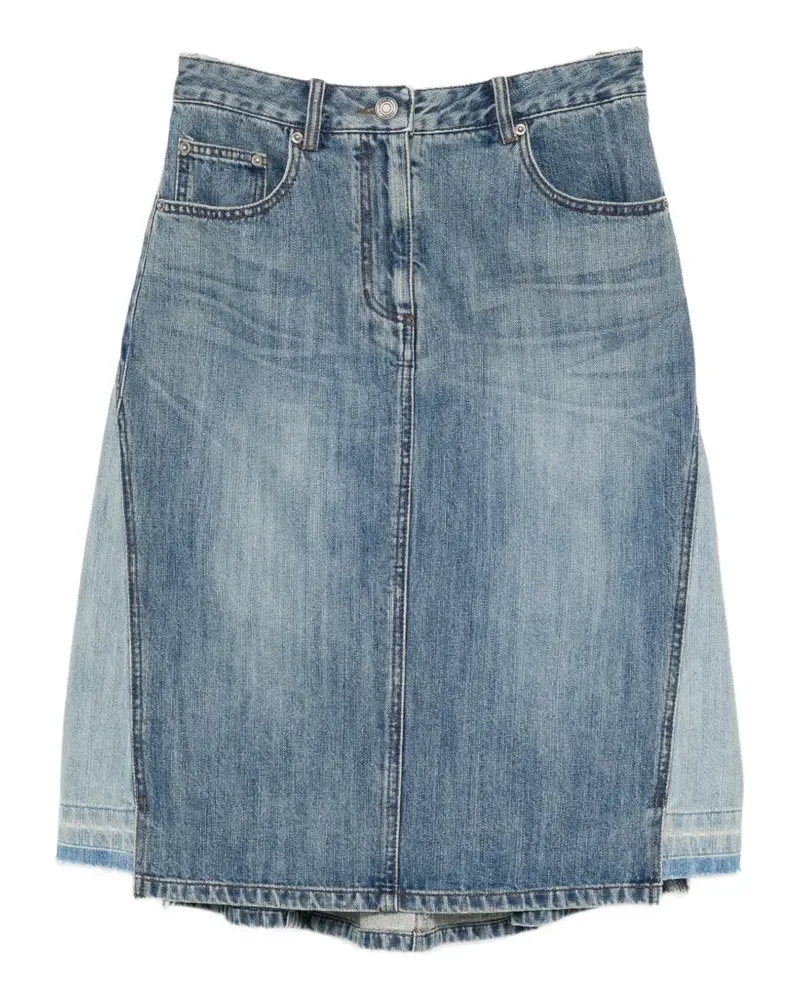 JUUN.J Midirock aus Denim - Blau Blau