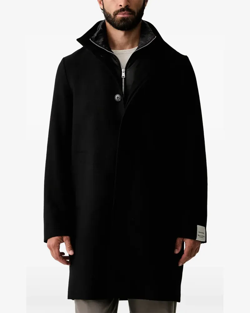 Marc O'Polo Mantel im Layering-Look - Schwarz Schwarz
