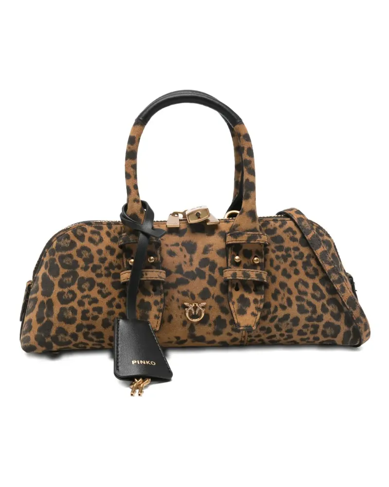 Pinko leopard-print tote bag - Braun Braun