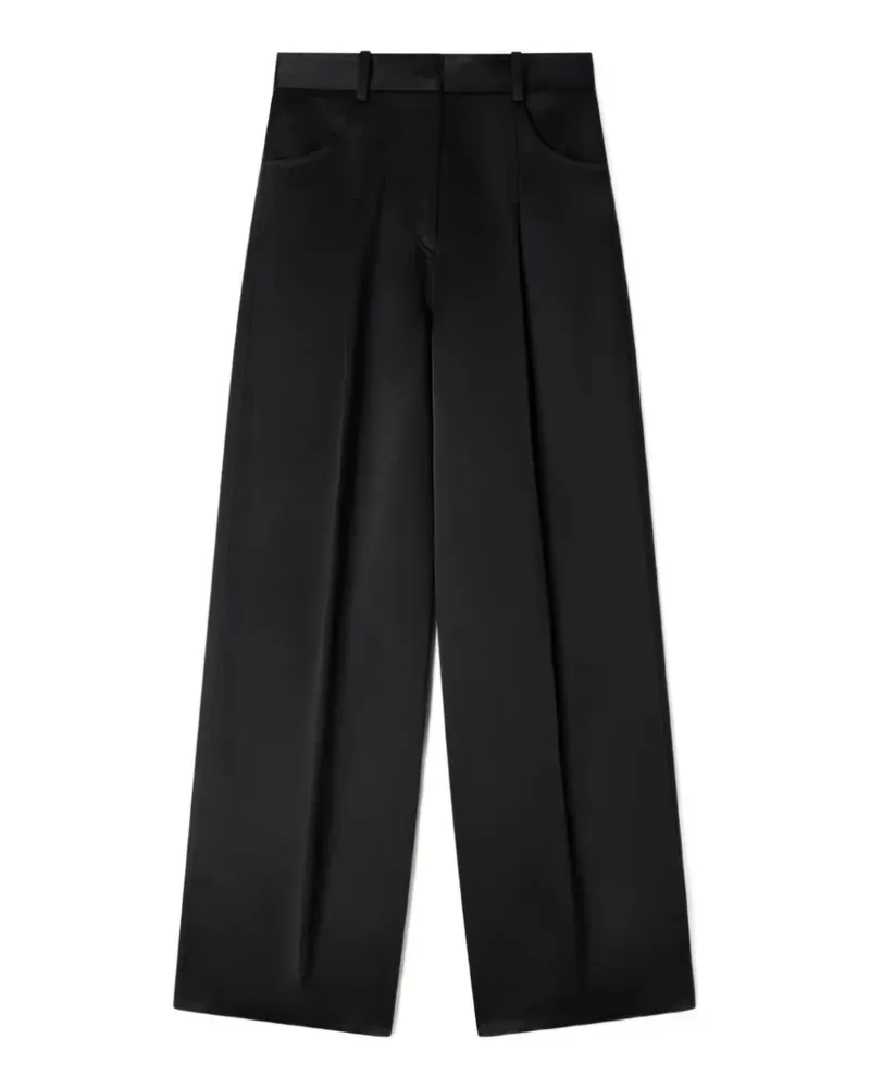 Sandro Hose aus Satin - Schwarz Schwarz
