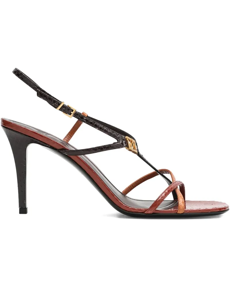 Fendi Sandalen mit Absatz 85mm - Braun Braun