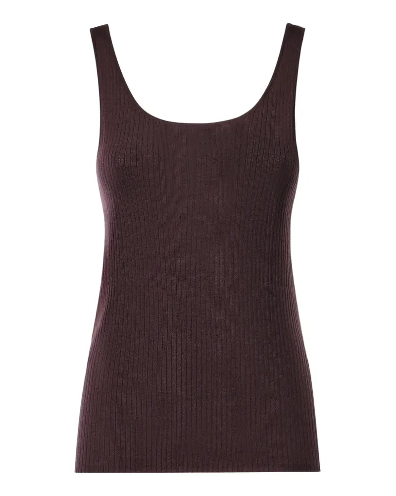Pinko Geripptes Strickoberteil - Violett Violett