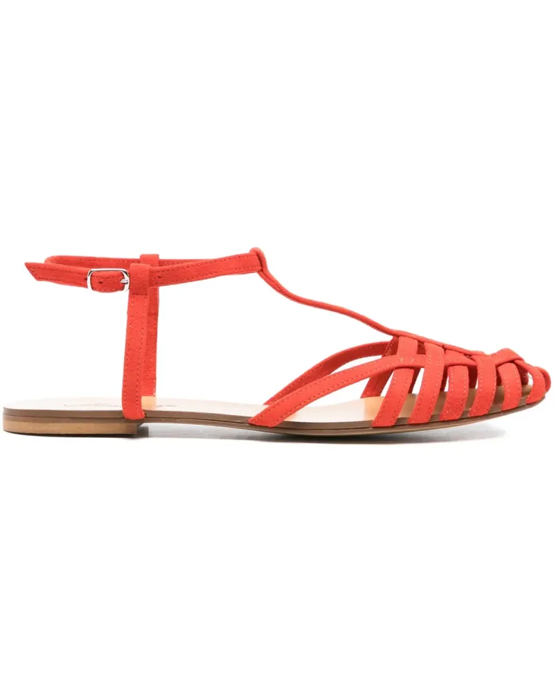 Anna F. 512 Sandalen mit T-Riemen - Orange Orange