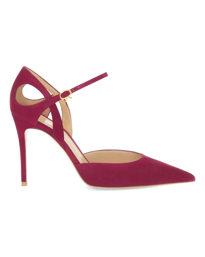Gianvito Rossi Charlotte suede pumps - Rot Rot