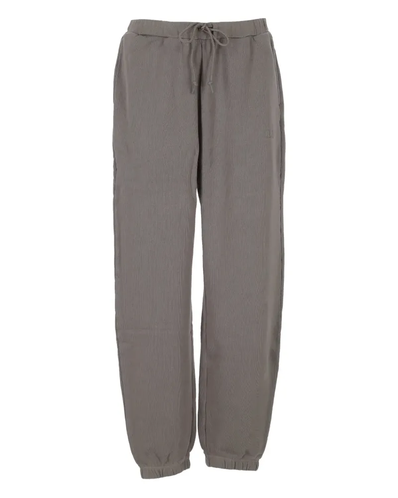 Applied Art Forms drawstring appliqué track pants - Grau Grau