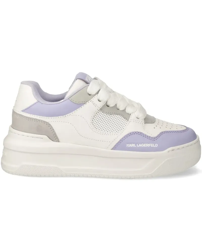 Karl Lagerfeld Sneakers aus Leder - Weiß Weiß