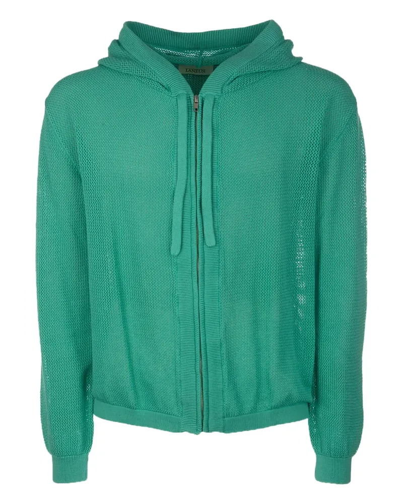 Laneus Kapuzenjacke mit Reißverschluss - Grün Grün