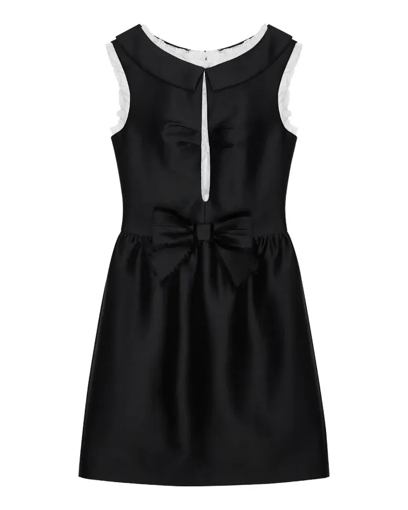 SHUSHU/TONG Minikleid mit Schleife - Schwarz Schwarz