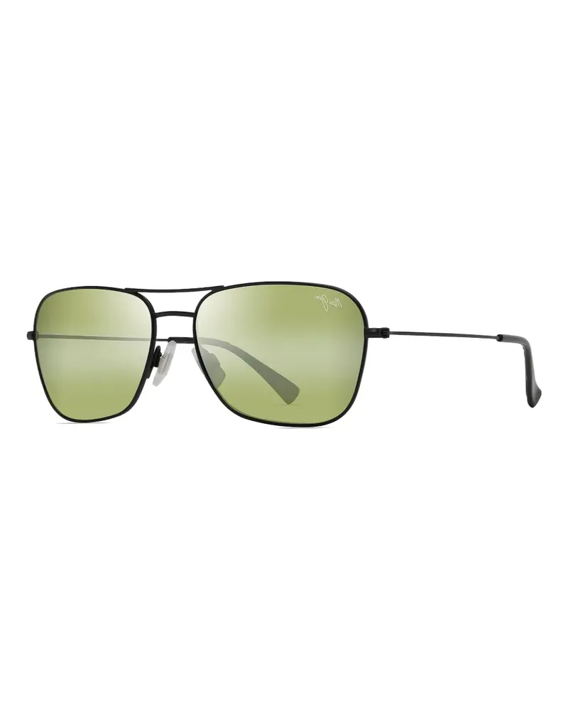 Maui Jim Na'auao Pilotenbrille - Schwarz Schwarz
