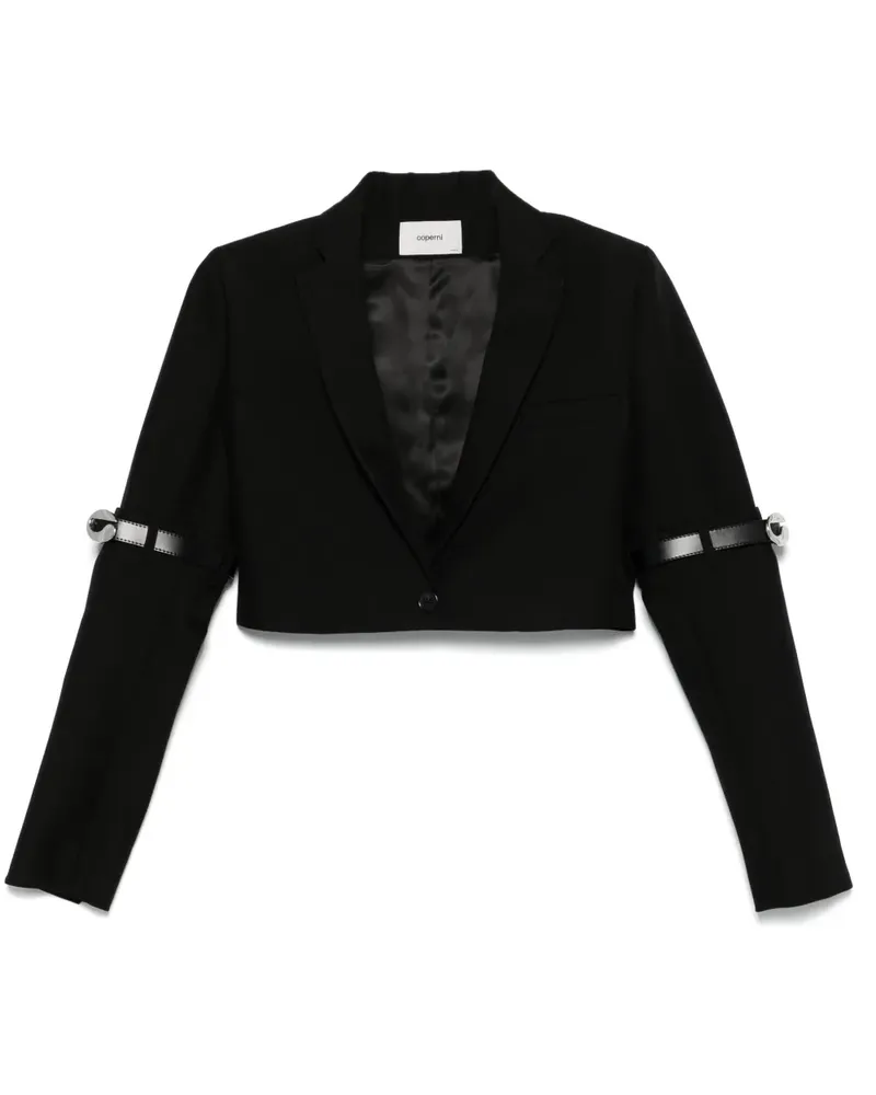 COPERNI Hybrid Cropped-Blazer - Schwarz Schwarz