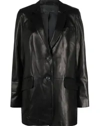 Rag & Bone Einreihiger Blazer Schwarz