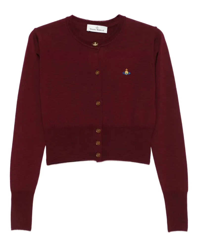 Vivienne Westwood Bea Cardigan mit Orb-Knöpfen - Rot Rot