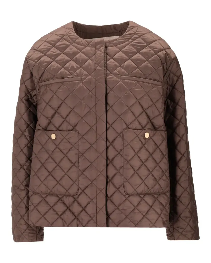 Max Mara quilted jacket - Braun Braun