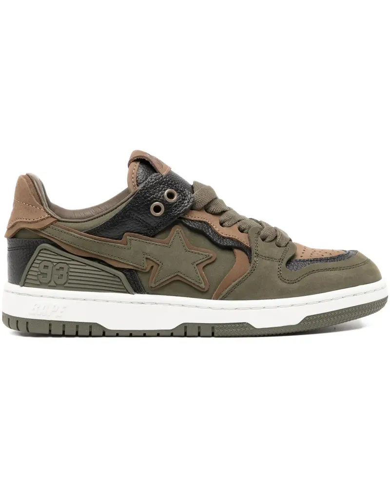 BAPE Sneakers mit Stern-Patch - Grün Grün