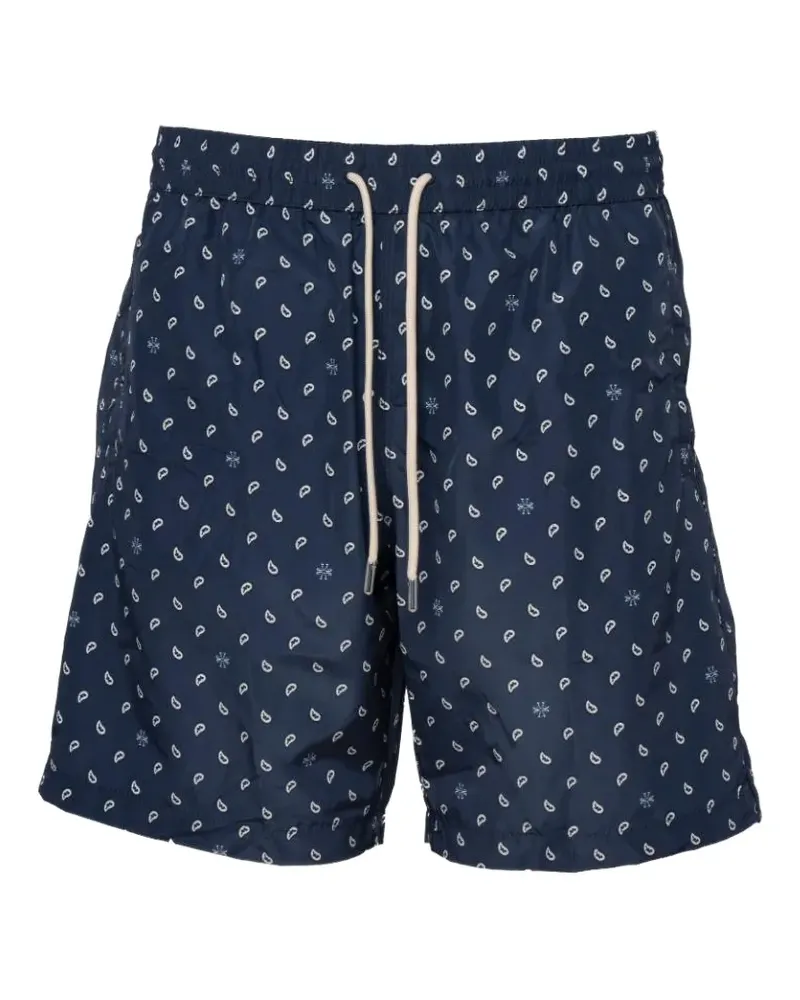 Jacob Cohën paisley-print swim shorts - Blau Blau