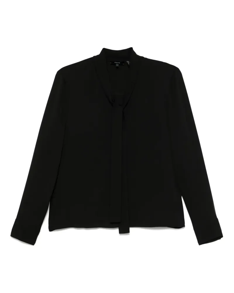 Theory Modern Ggt Bluse - Schwarz Schwarz