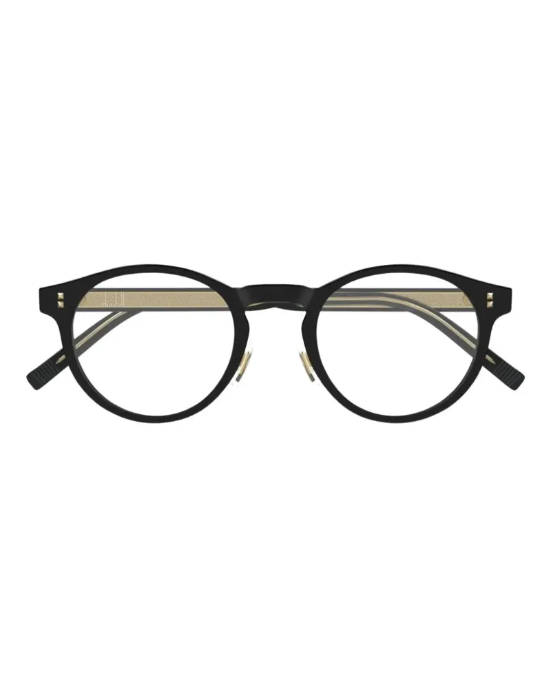 Dunhill round glasses - Schwarz Schwarz