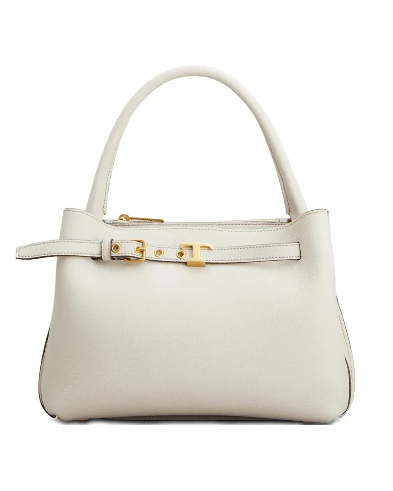TOD'S mini Tim buckle tote bag - Nude Nude