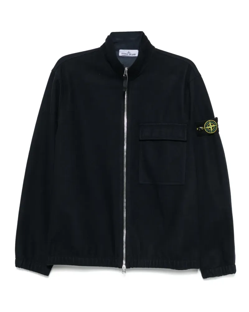 Stone Island Jacke mit Reißverschluss - Blau Blau