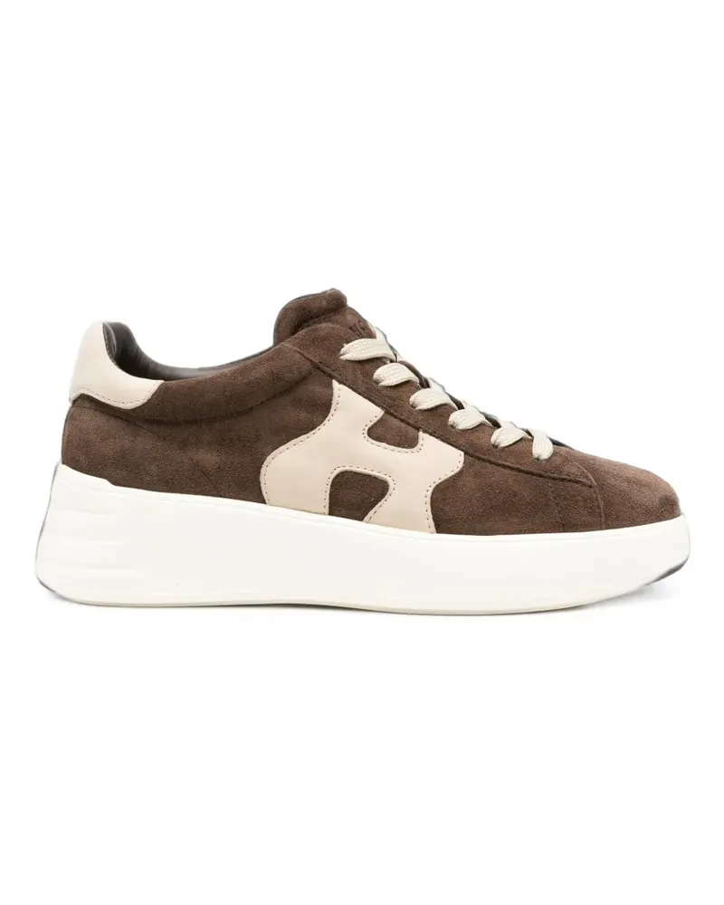 Hogan Sneakers mit Plateausohle - Braun Braun