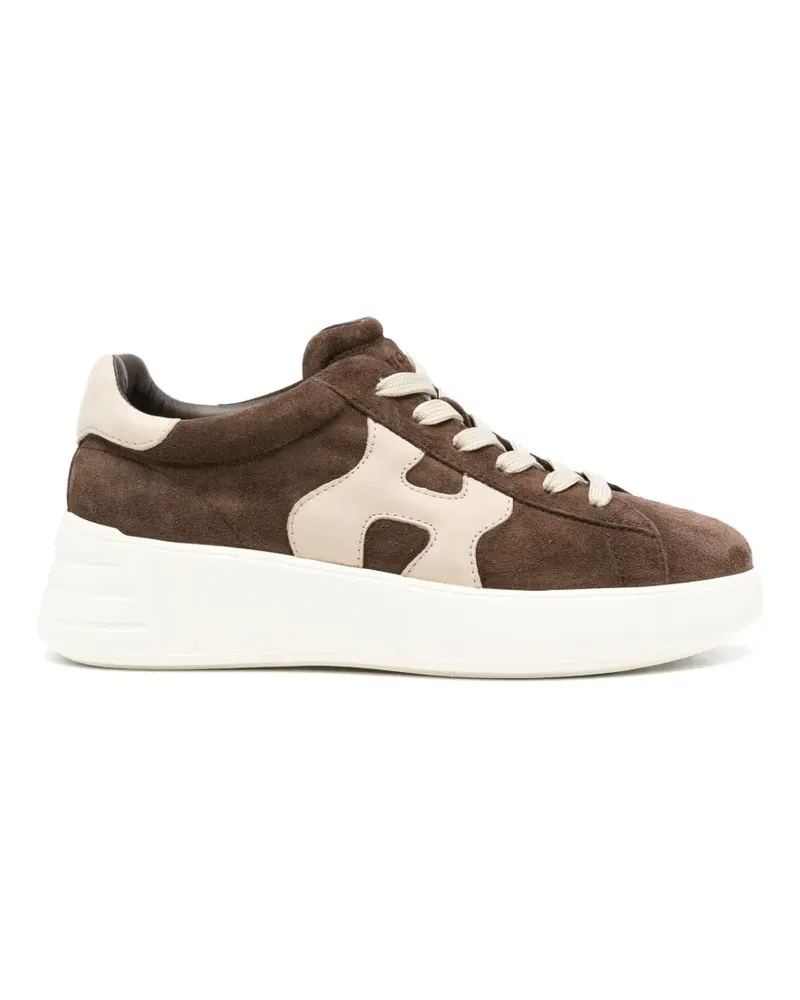 Hogan Sneakers mit Plateausohle - Braun Braun