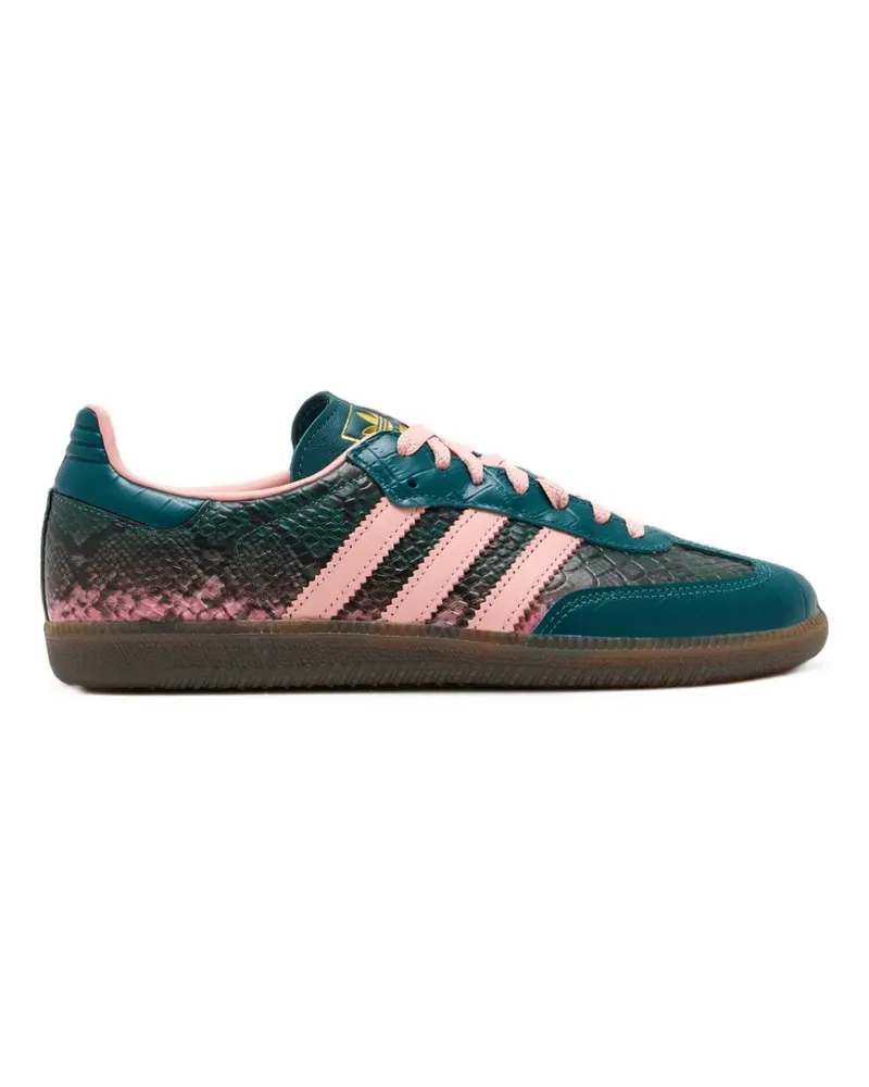 adidas Samba OG Sneakers mit Schlangen-Effekt - Blau Blau