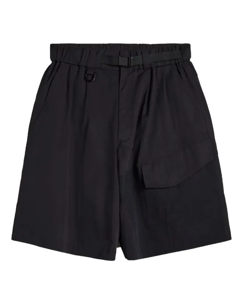Y-3 UT Shorts mit Gürtel - Schwarz Schwarz