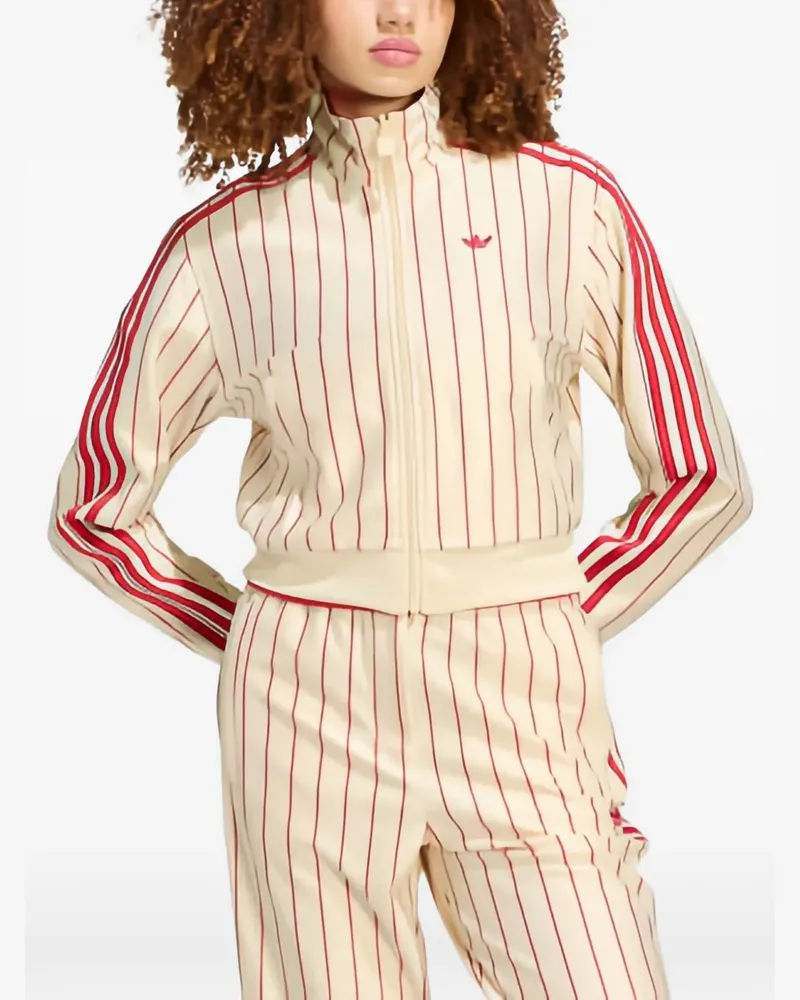 adidas Firebird Sportjacke mit Nadelstreifen - Nude Nude