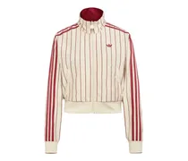 Firebird pinstripe-pattern track jacket - Nude