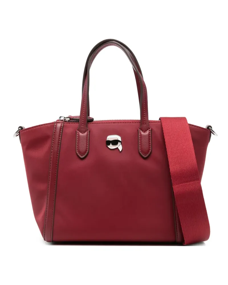 Karl Lagerfeld Shopper mit Logo-Schild - Rot Rot