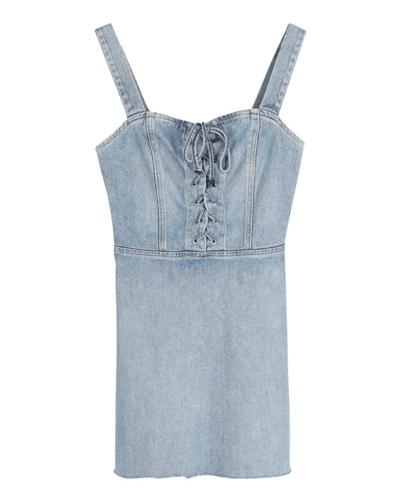 Reformation bustier-style mini dress - Blau Blau