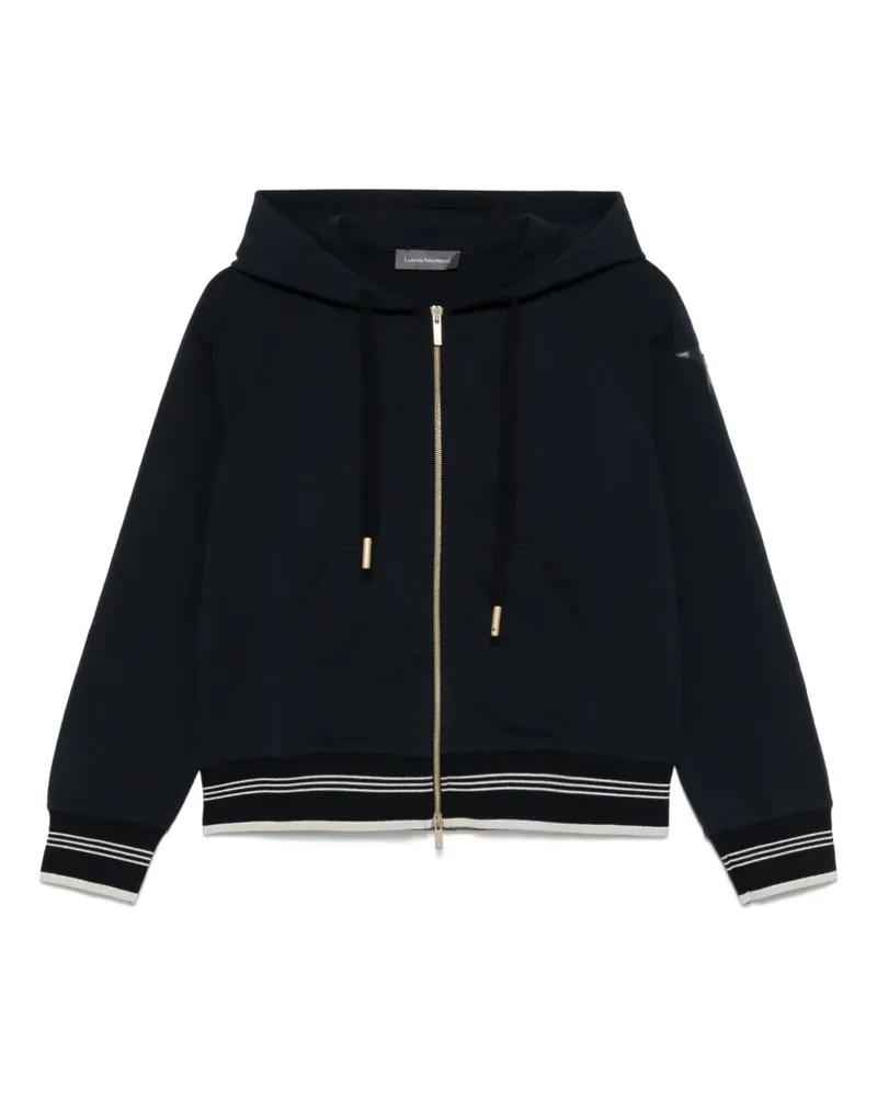 Lorena Antoniazzi Hoodie mit Sternapplikation - Blau Blau