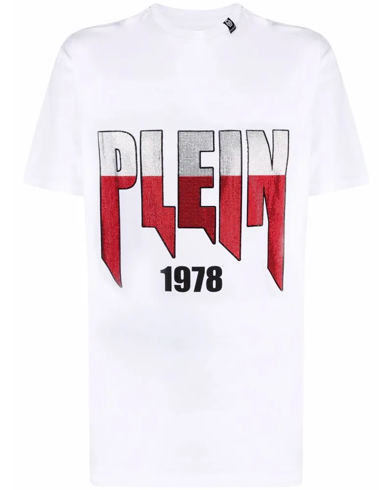 Philipp Plein T-Shirt mit Logo-Print - Weiß Weiß