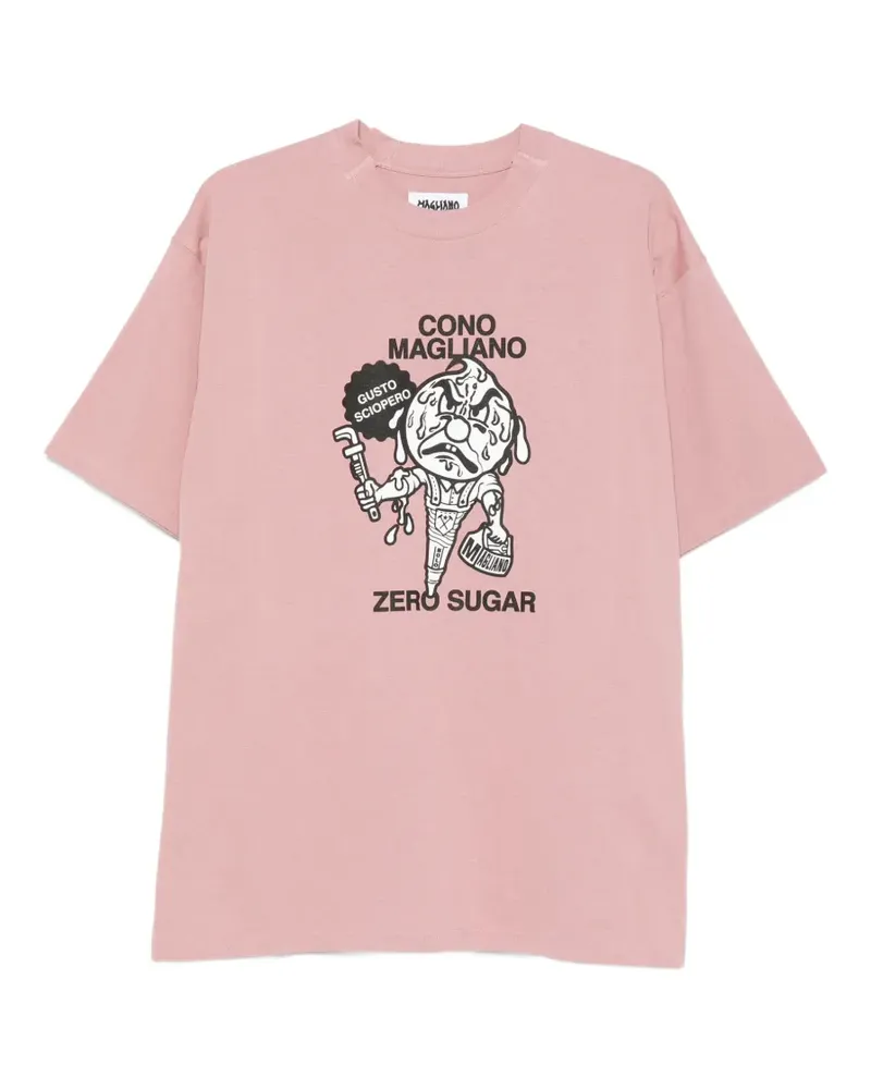 Magliano graphic print T-shirt - Rosa Rosa