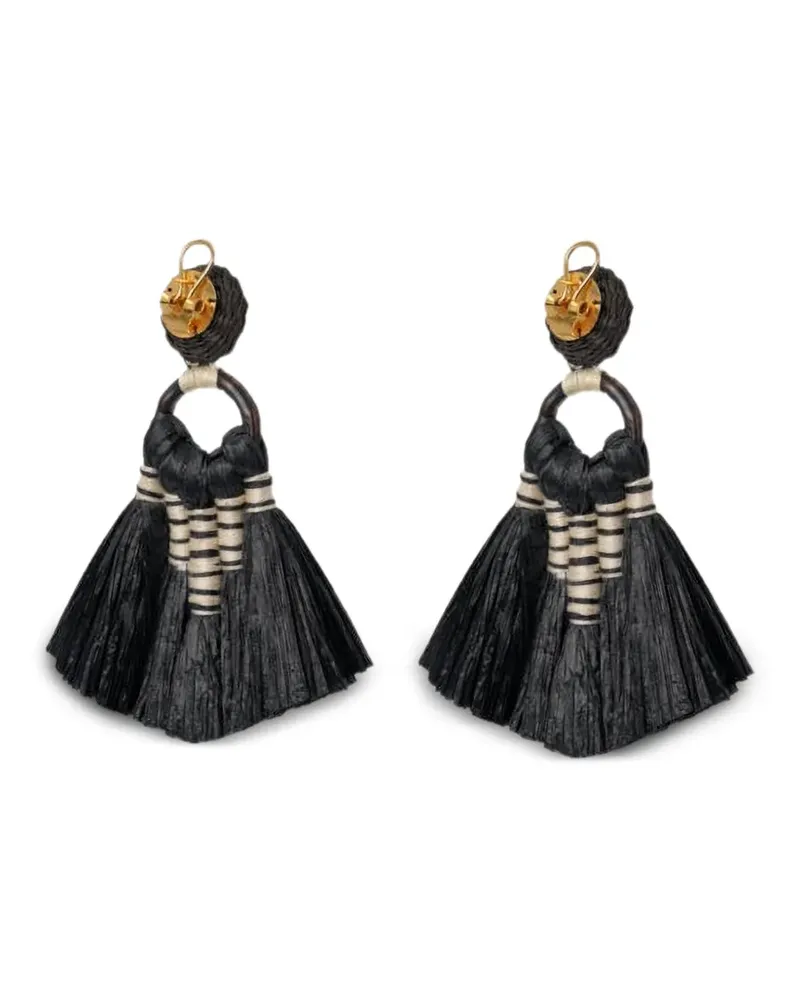 Johanna Ortiz Eternal Existence Ohrringe mit Quaste - Schwarz Schwarz