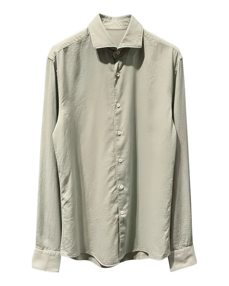 XACUS button long-sleeved shirt - Grün Grün