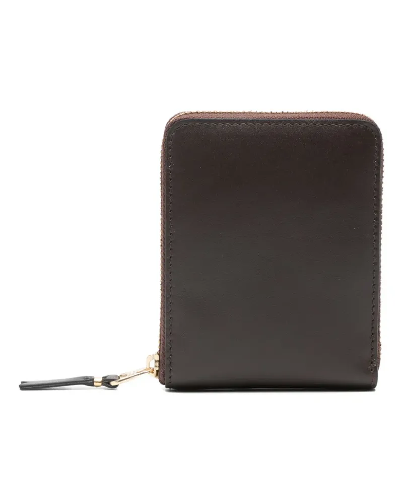 Comme des Garçons zip leather wallet - Braun Braun