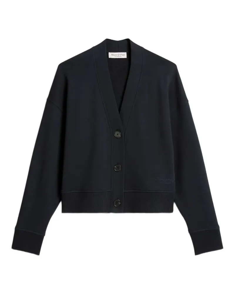 Marc O'Polo button-fastening V-neck cardigan - Blau Blau