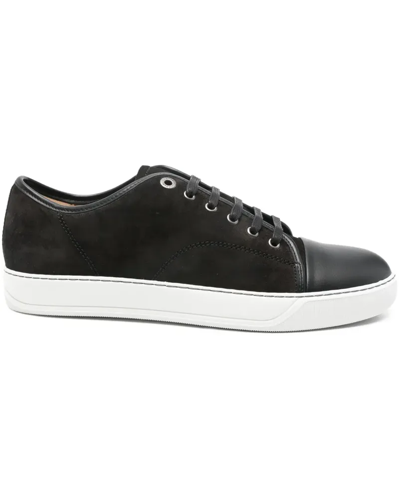 Lanvin Sneakers aus Leder - Schwarz Schwarz