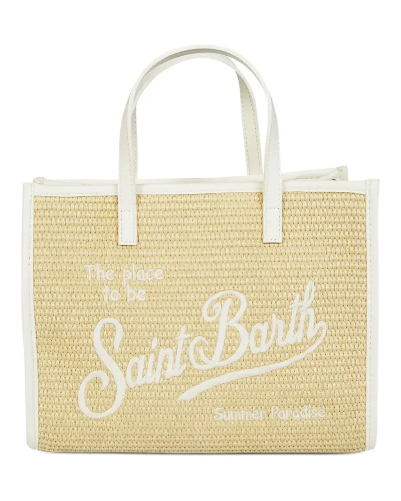 MC2 Saint Barth Vivian Tote Bag mit Stickerei - Nude Nude