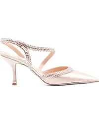 René Caovilla Lidia Pumps 95mm Nude