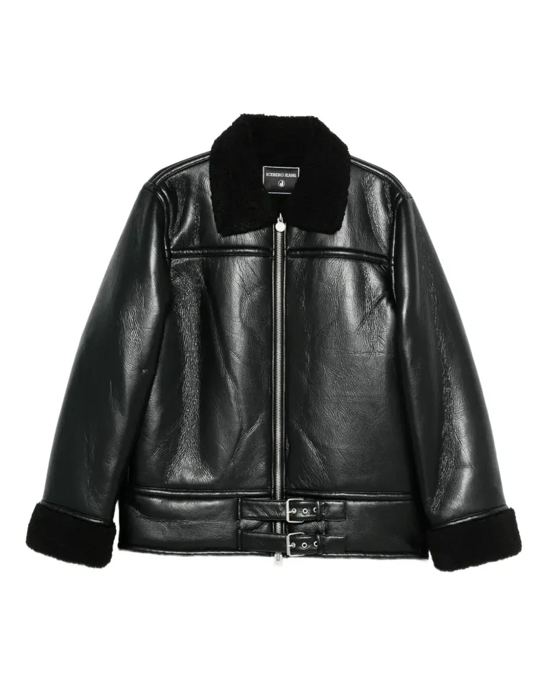 Iceberg shearling jacket - Schwarz Schwarz
