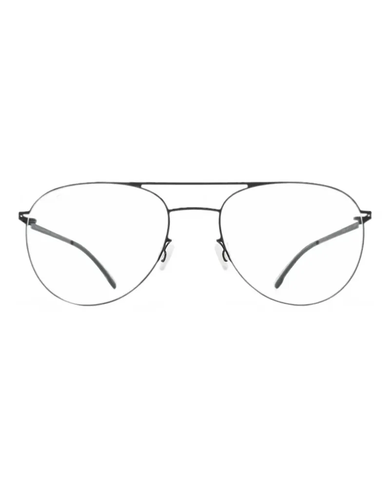 Mykita NIKEN Brille mit Pilotengestell - Schwarz Schwarz