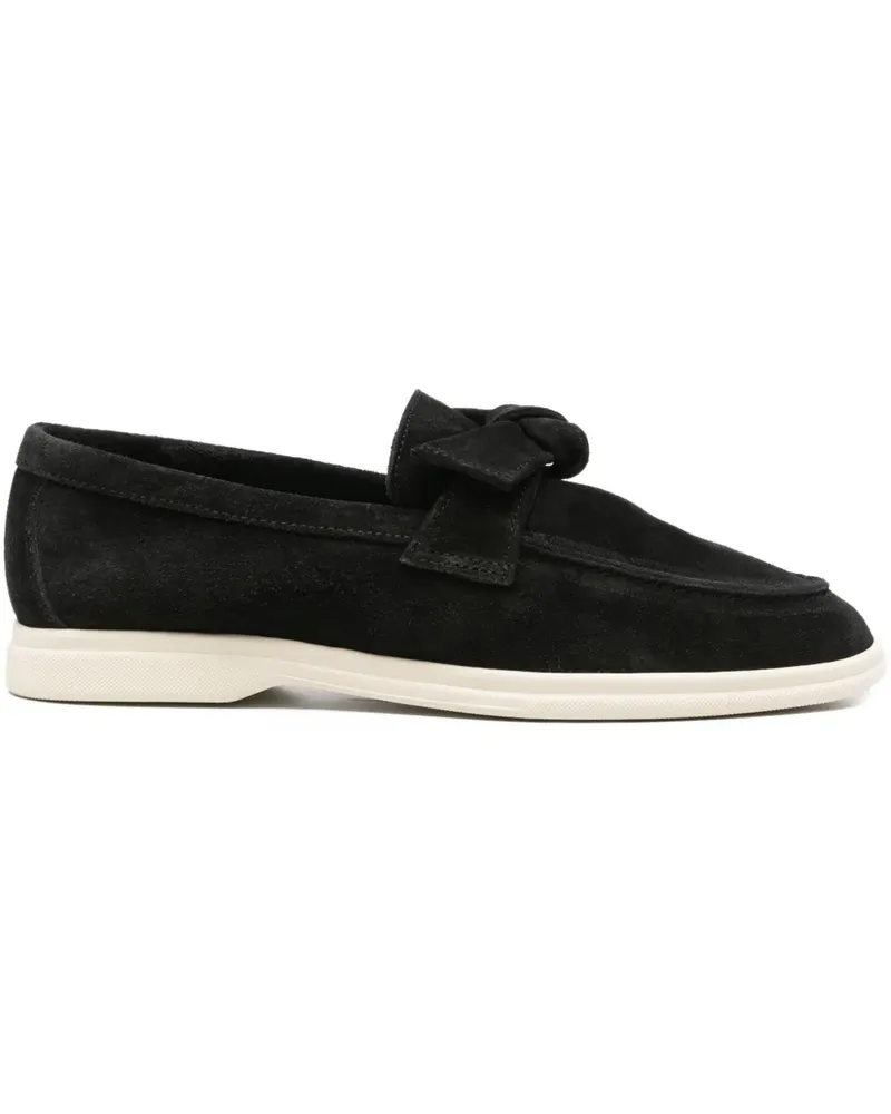 Alexandre Birman Clarita suede loafers - Schwarz Schwarz