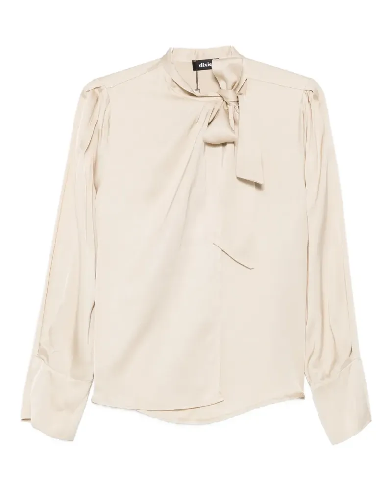 Dixie Bluse mit Schleifendetail - Nude Nude