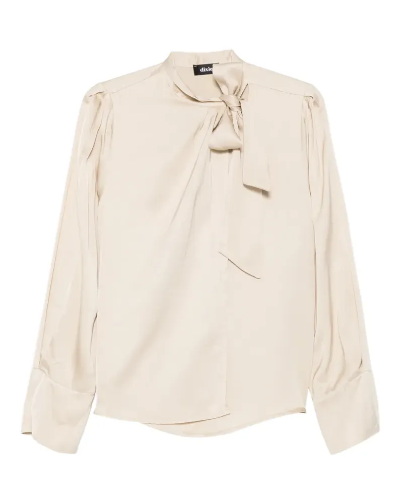 Dixie Bluse mit Schleifendetail - Nude Nude