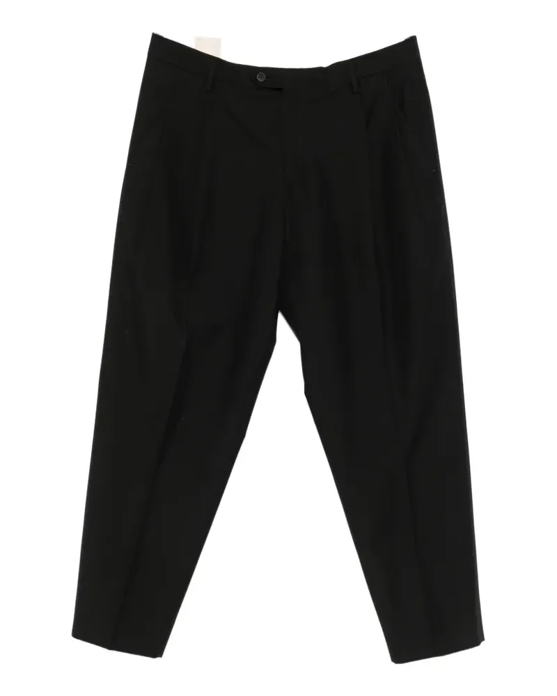 Briglia 1949 pleated pressed-crease trousers - Schwarz Schwarz