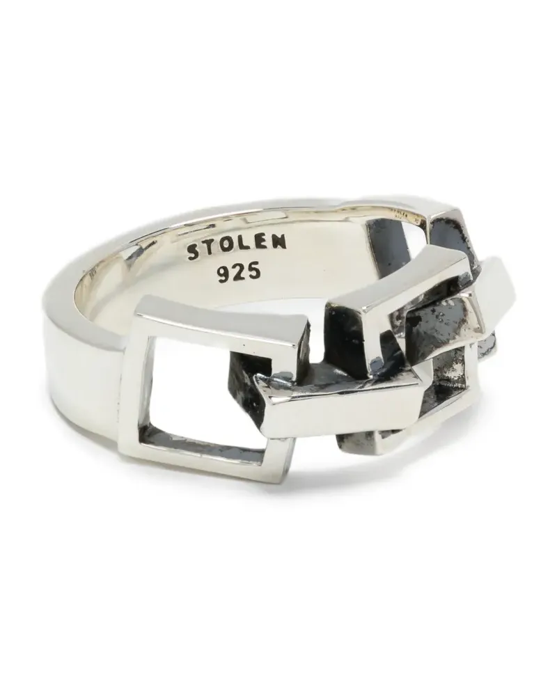 Stolen Girlfriends Club Death Metal Ring - Silber Silber