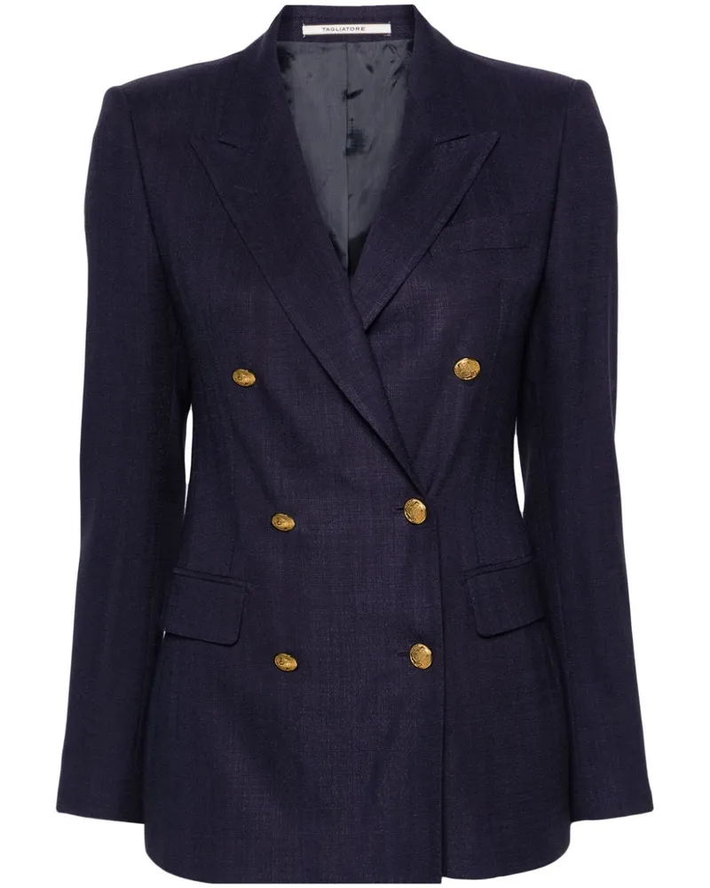 Tagliatore Nayade Leinenblazer - Blau Blau